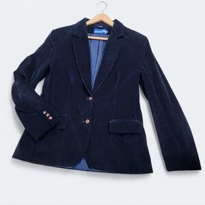 Bridle and Bit Corduroy Jacket Dark Blue Riding Size 11